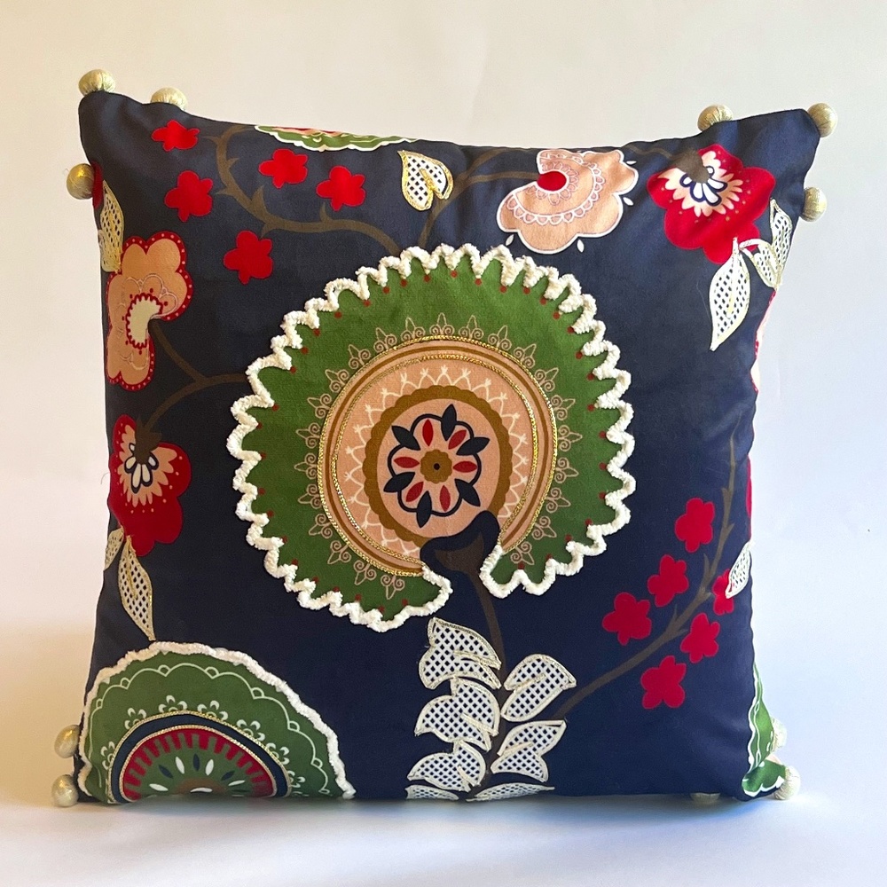 Handmade Throw Pillow Cover 16 x 16 NWOT